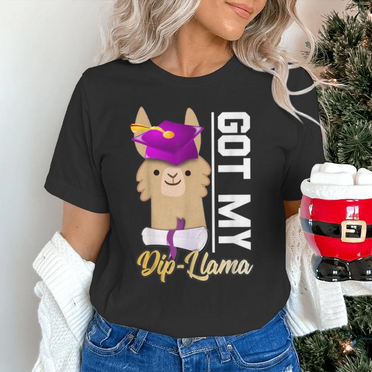 Senior Graduation TShirt 2019 Got My Diploma Llama Pun Shirt Unisex T-Shirt