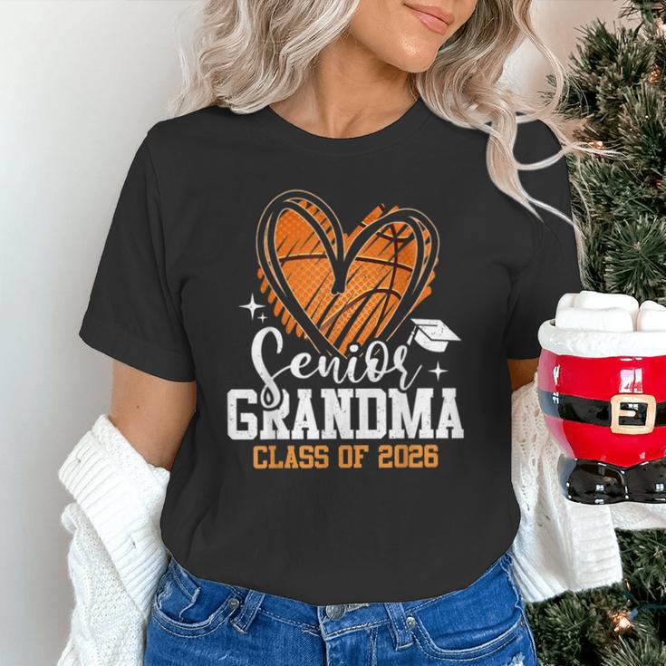 Senior Grandma Class Of 2026 Basketball Graduation Heart Unisex T-Shirt