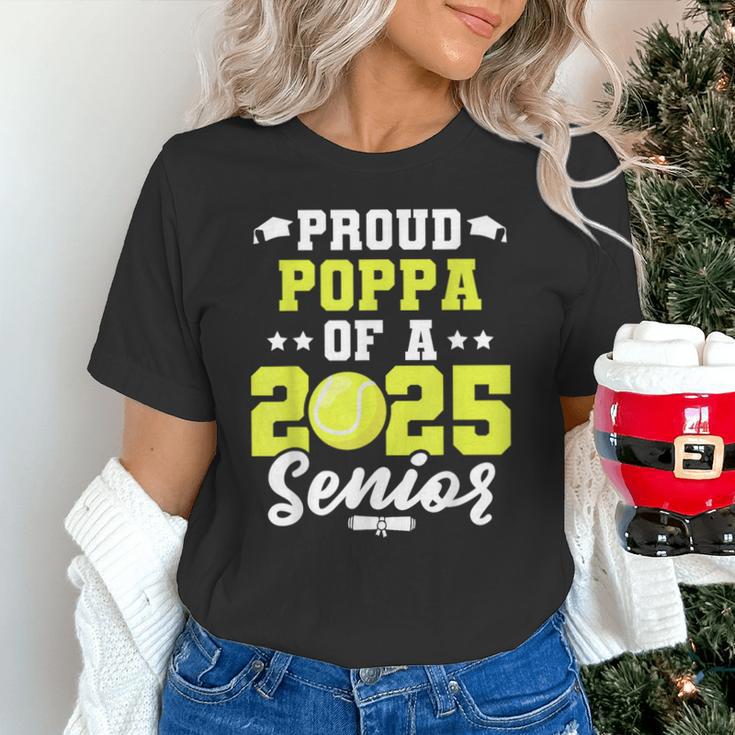 Senior Poppa 2025 Tennis Class Of 2025 Graduation Unisex T-Shirt