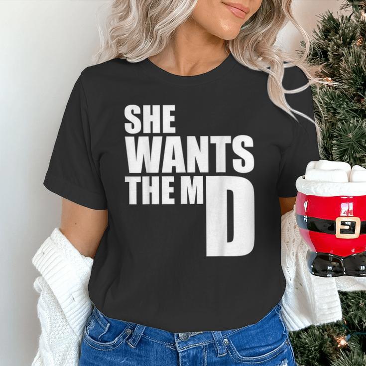 She Wants The MD Shirt Medical Graduation Doctor Unisex T-Shirt