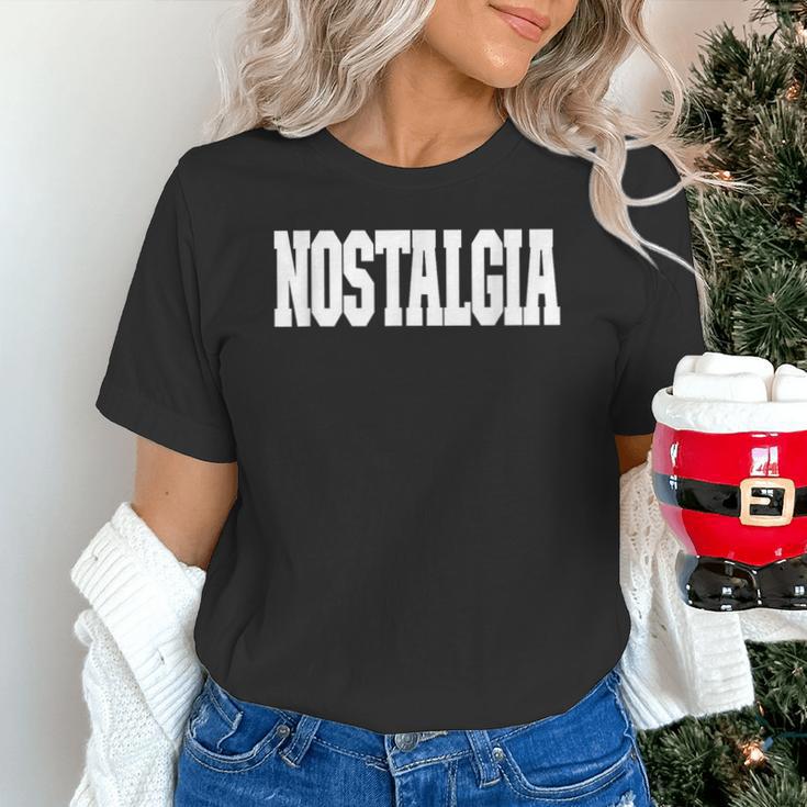 Shirt That Says Nostalgia For Men Women & Kids Unisex T-Shirt