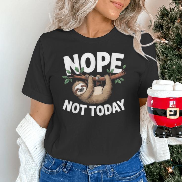 Sloth Shirts Cute Introvert Nope Not Today Sloth Unisex T-Shirt Sloth Shirts Cute Introvert Nope Not Today Sloth Unisex T-Shirt