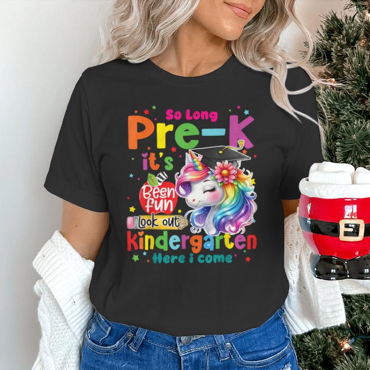 So Long Prek Pre-K Graduation Graduate Unicorn Kids Girls Unisex T-Shirt