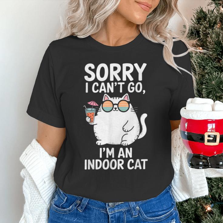 Sorry I Can’t Go I’m An Indoor Cat Introvert Cat Unisex T-Shirt Sorry I Can’t Go I’m An Indoor Cat Introvert Cat Unisex T-Shirt