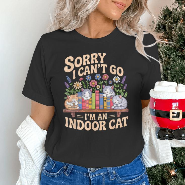 Sorry I Cant Go Im An Indoor Cat Cat Owners Introverts Unisex T-Shirt