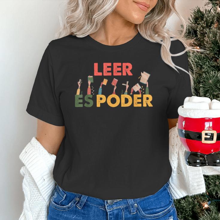 Spanish Reading Book Lover Teacher Maestra Leer Es Poder For Men Women Unisex T-Shirt Spanish Reading Book Lover Teacher Maestra Leer Es Poder For Men Women Unisex T-Shirt