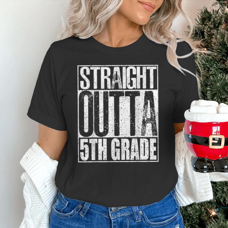Straight Outta 5th Grade Shirt Graduation 2017 Unisex T-Shirt