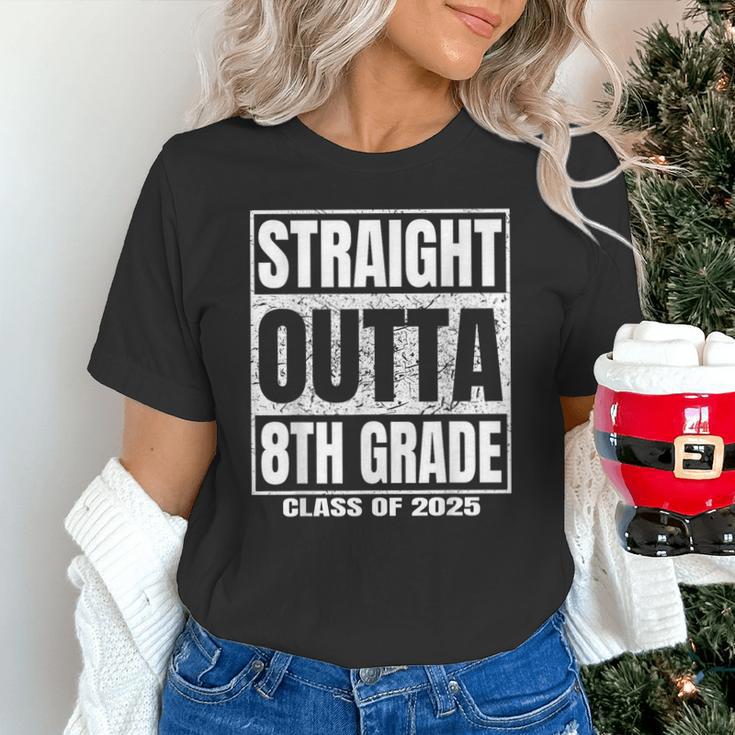 Straight Outta 8th Grade Graduation 2025 Eighth Grade Unisex T-Shirt