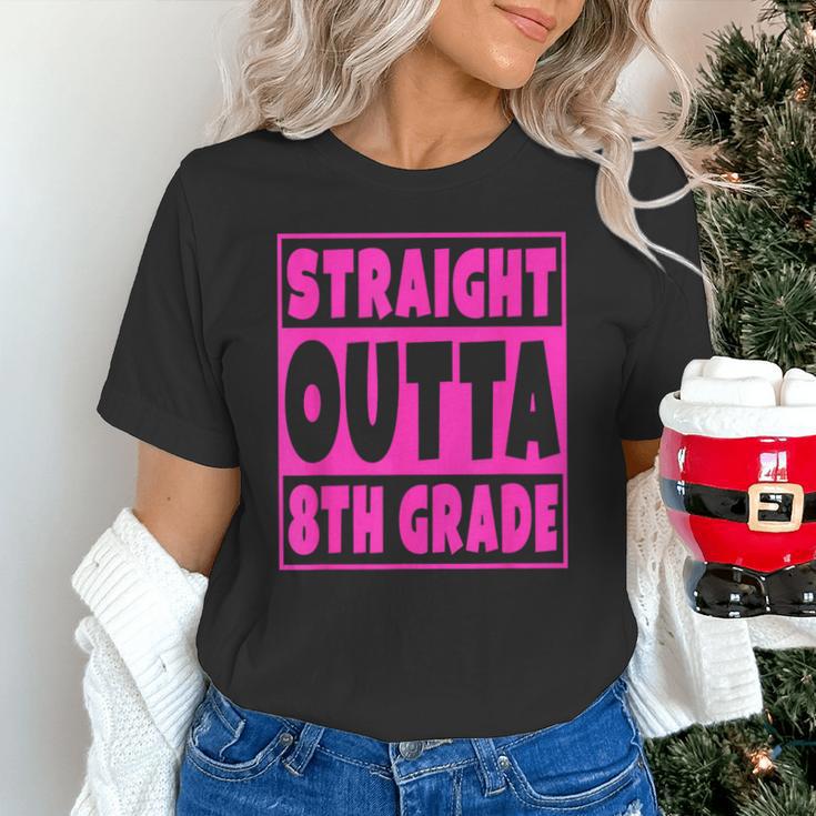 Straight Outta 8th Grade Graduation Eighth Grade T-Shirt Unisex T-Shirt