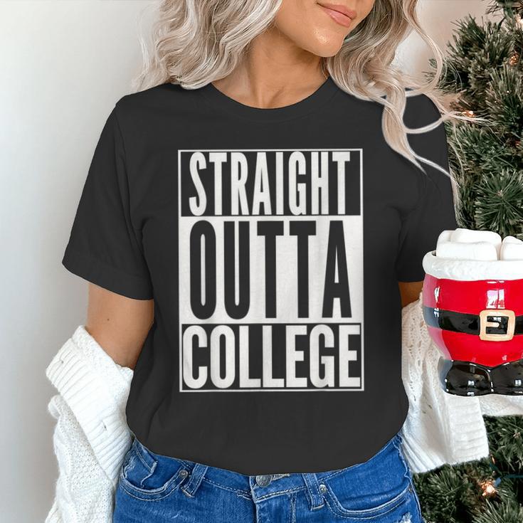 STRAIGHT OUTTA COLLEGE Graduation 2019 Her Him Women Unisex T-Shirt