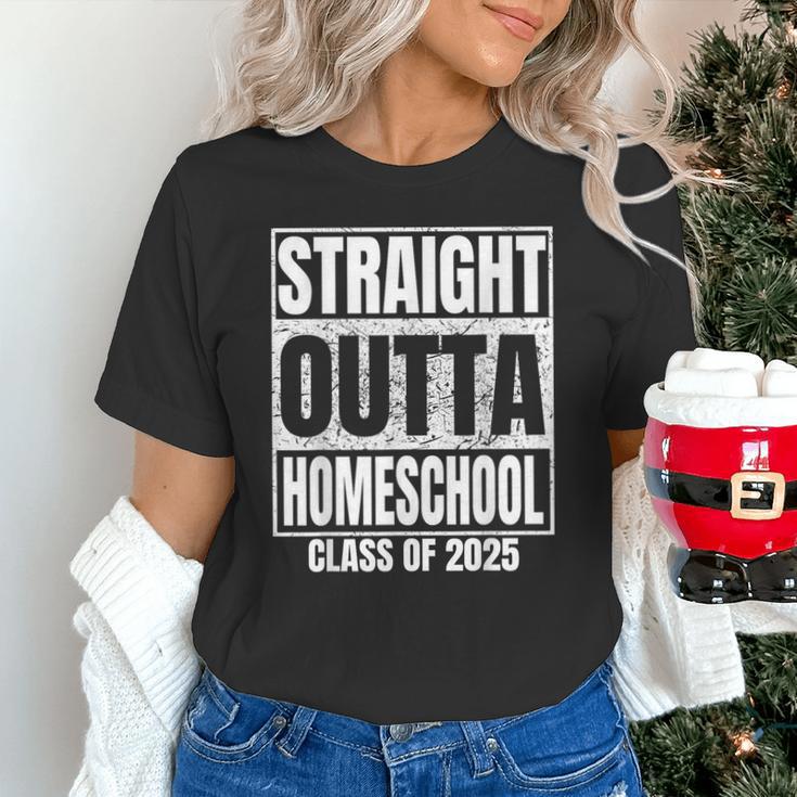 Straight Outta Homeschool Class 2025 Boys Kids Graduation Unisex T-Shirt