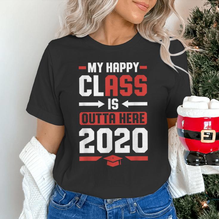 Student Graduation 2020 Tee My Happy Class Is Outta Here Unisex T-Shirt
