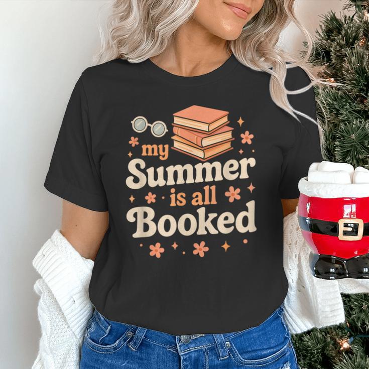 My Summer Is All Booked Book Lover Reading Vacation 2025 Unisex T-Shirt My Summer Is All Booked Book Lover Reading Vacation 2025 Unisex T-Shirt