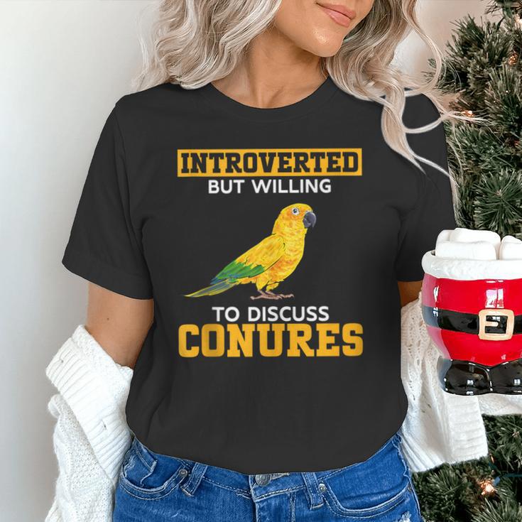 Sun Conure Introvert Parrot Bird Sun Conure Unisex T-Shirt Sun Conure Introvert Parrot Bird Sun Conure Unisex T-Shirt