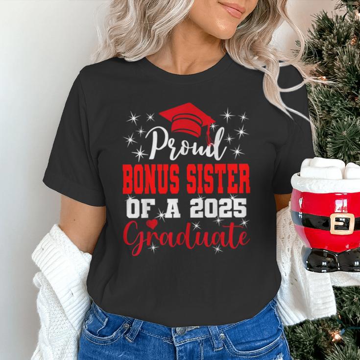 Super Proud Bonus Sister Of 2025 Graduate Graduation Family Unisex T-Shirt