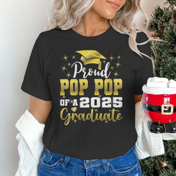 Super Proud Pop Pop Of 2025 Graduate Graduation Family Unisex T-Shirt