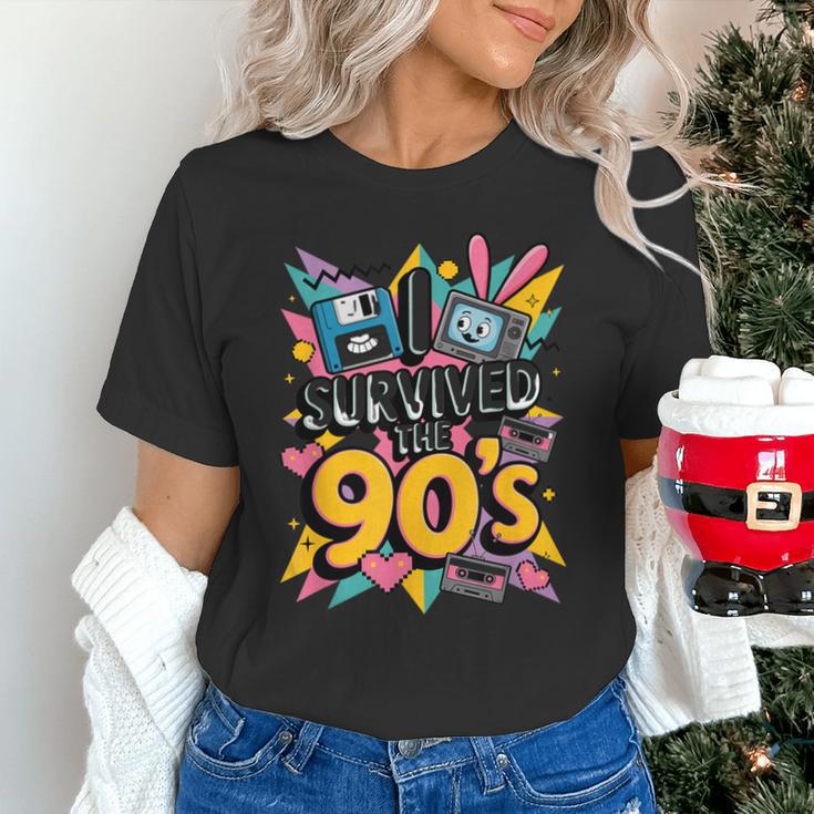 I Survived The 90s – Cute Retro Cartoon Nostalgia Unisex T-Shirt I Survived The 90s – Cute Retro Cartoon Nostalgia Unisex T-Shirt