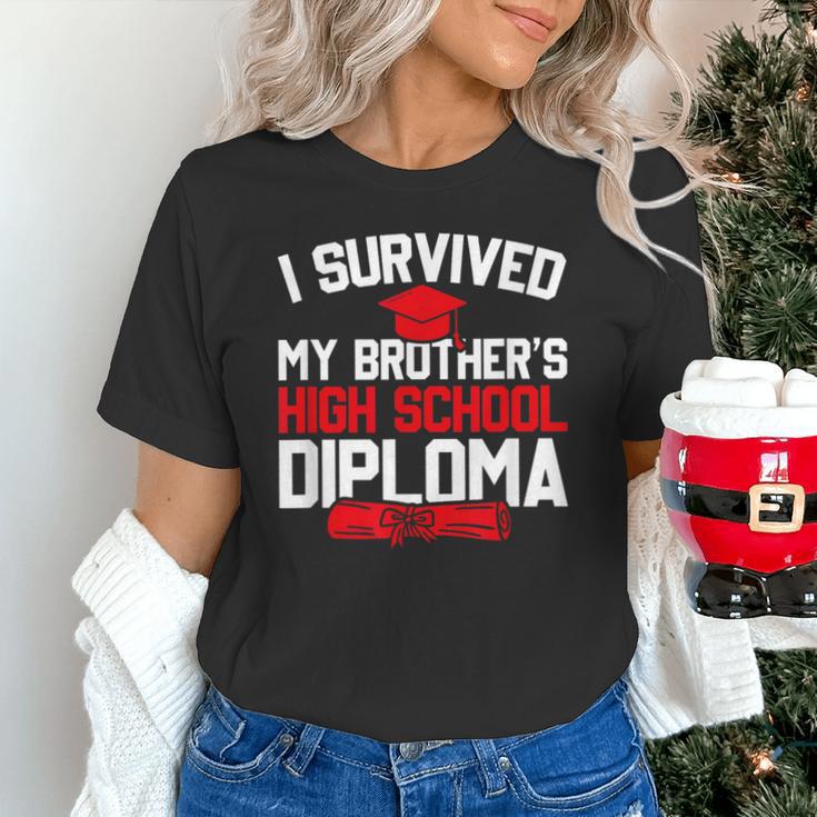 I Survived My Brother's High School Diploma Graduation Unisex T-Shirt