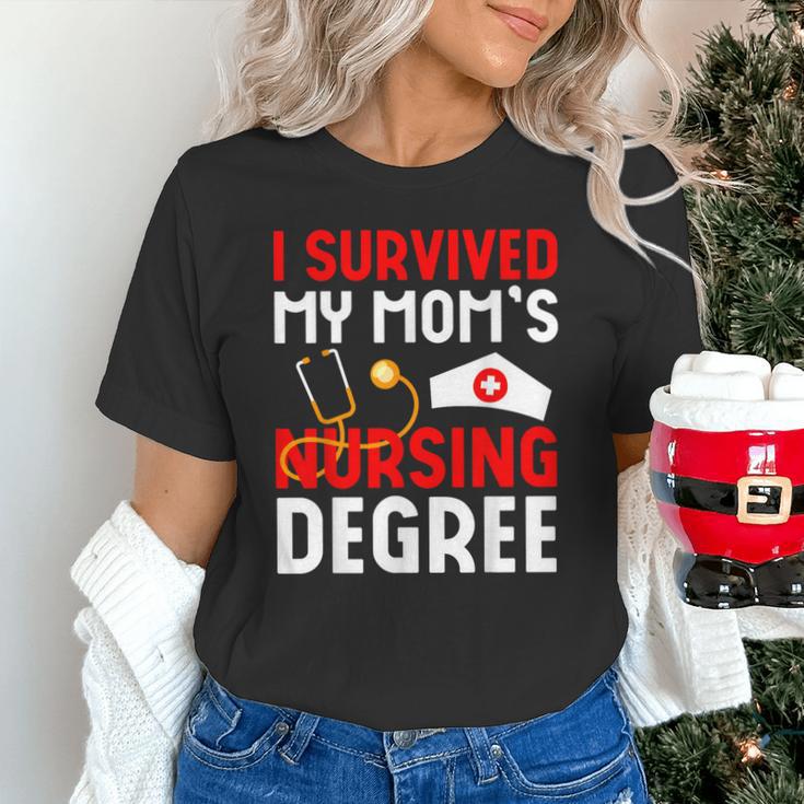 I Survived My Mom's Nursing Degree Graduation Day 2026 Unisex T-Shirt