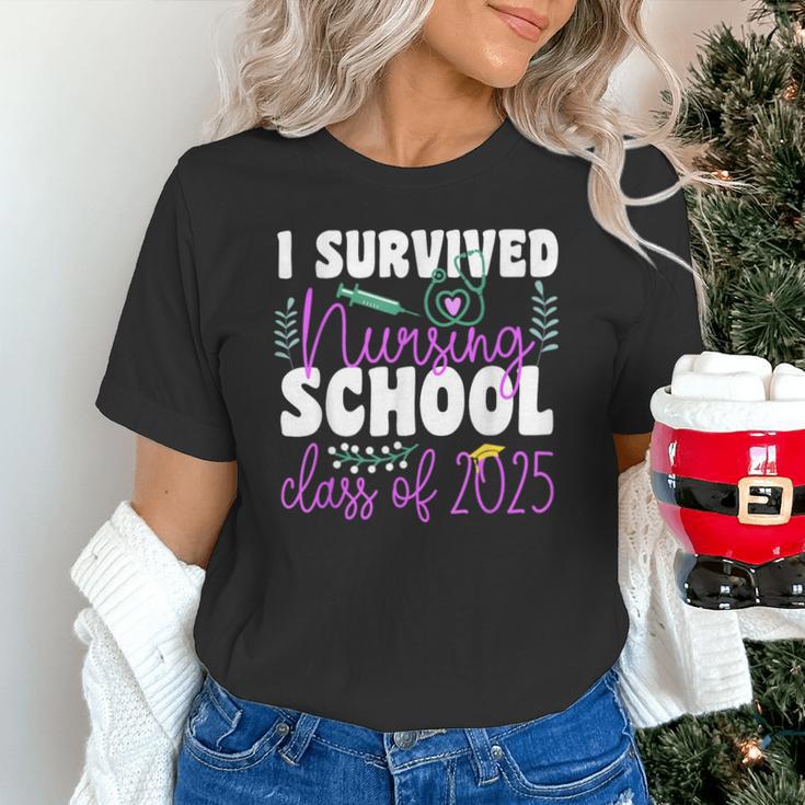 I Survived Nursing School Class Of 2025 New Nurse Graduation Unisex T-Shirt