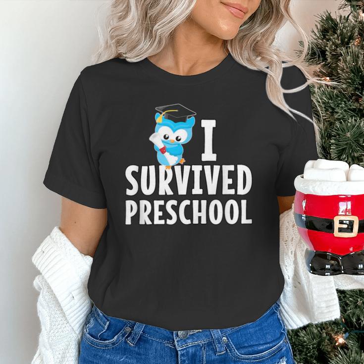 I Survived PreSchool Graduation Kids Owl Grad Shirt Unisex T-Shirt