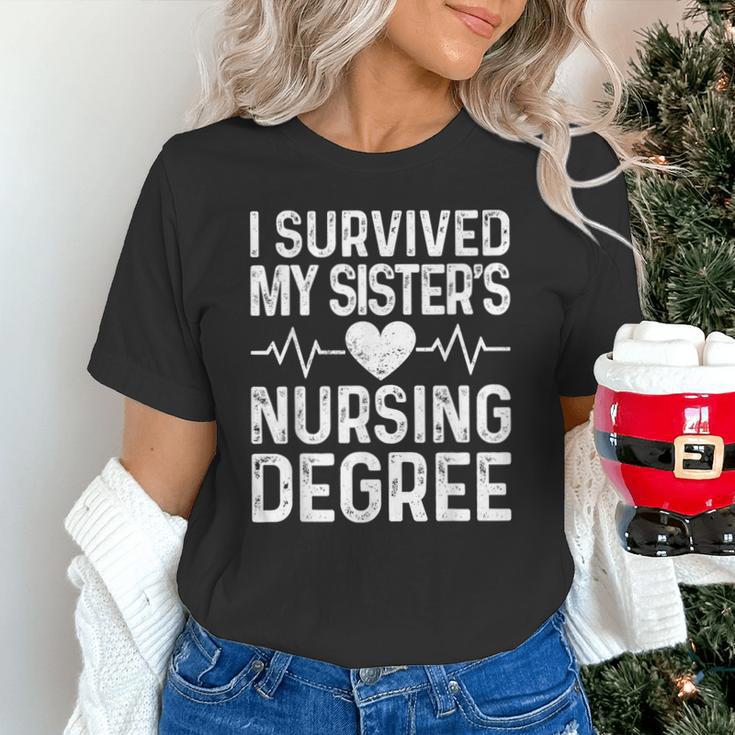 I Survived My Sister's Nursing Degree School Graduation Unisex T-Shirt