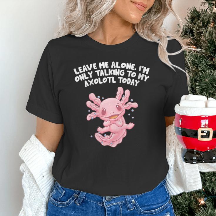 Im Only Talking To My Axolotl Today Salamander Introvert Unisex T-Shirt Im Only Talking To My Axolotl Today Salamander Introvert Unisex T-Shirt