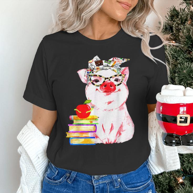 Teacher Pig Cute Farm Animal Book Lover School Student For Men Women Kids Unisex T-Shirt Teacher Pig Cute Farm Animal Book Lover School Student For Men Women Kids Unisex T-Shirt