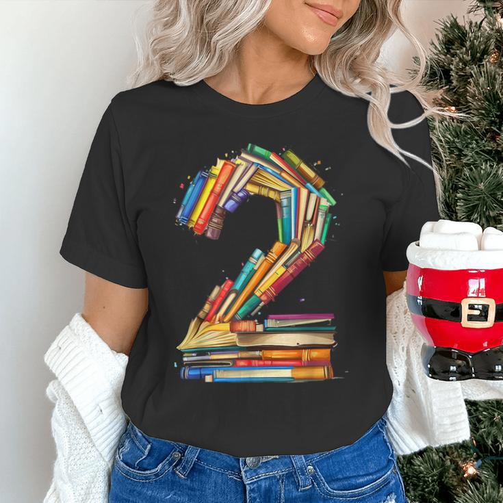 Toddler 2nd Birthday Books Themed 2 Year Old Boys Kids Girls Unisex T-Shirt Toddler 2nd Birthday Books Themed 2 Year Old Boys Kids Girls Unisex T-Shirt