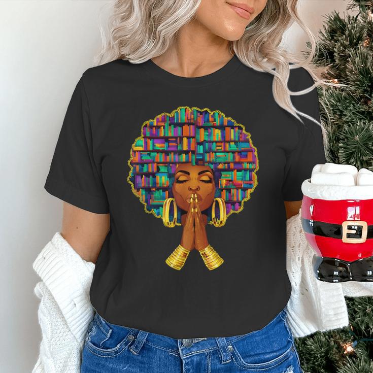 History Month Afro Women Book Lover Librarian Teacher Unisex T-Shirt History Month Afro Women Book Lover Librarian Teacher Unisex T-Shirt