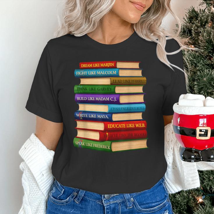 History Month Educated Black Leaders Reading Books Unisex T-Shirt History Month Educated Black Leaders Reading Books Unisex T-Shirt