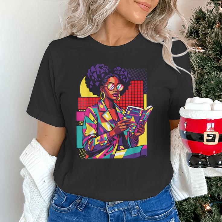 History Woman Reading Book Geometric Girl Educated Unisex T-Shirt History Woman Reading Book Geometric Girl Educated Unisex T-Shirt
