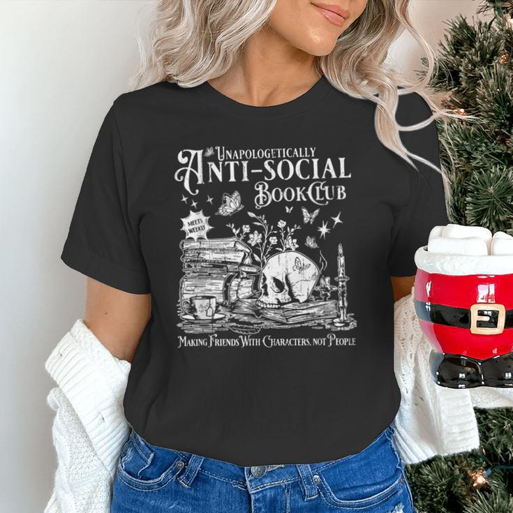Unapologetically Anti Social Book Club Introvert Reader Unisex T-Shirt Unapologetically Anti Social Book Club Introvert Reader Unisex T-Shirt