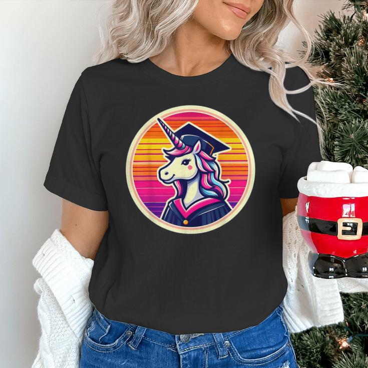 Unicorn University Graduation Graduating School Girl Cute Unisex T-Shirt