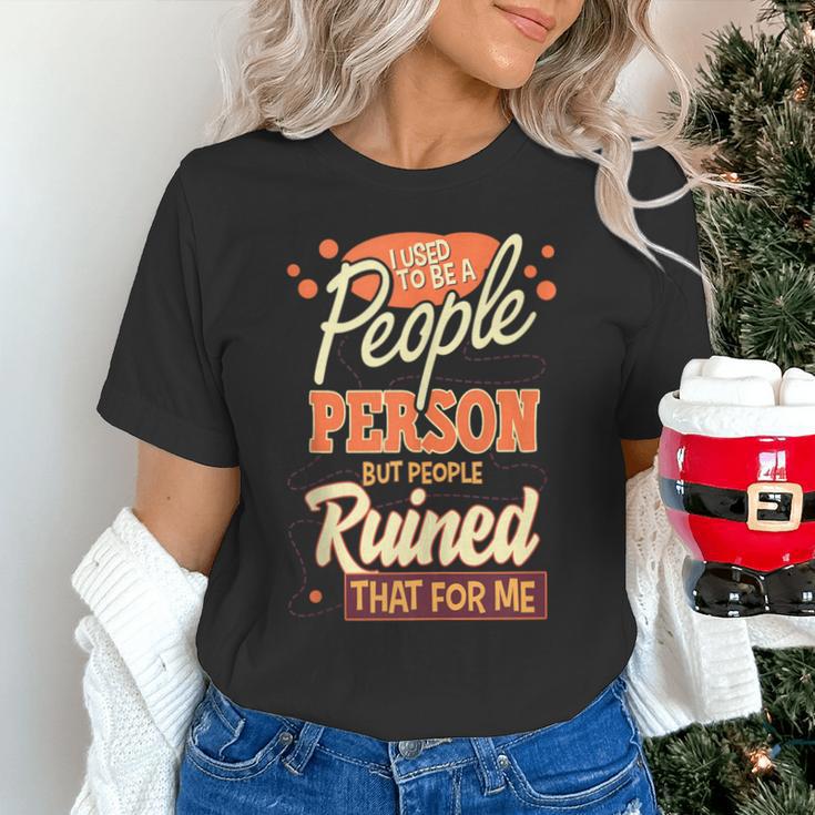 I Used To Be a People Person Antisocial Introvert Unisex T-Shirt I Used To Be a People Person Antisocial Introvert Unisex T-Shirt