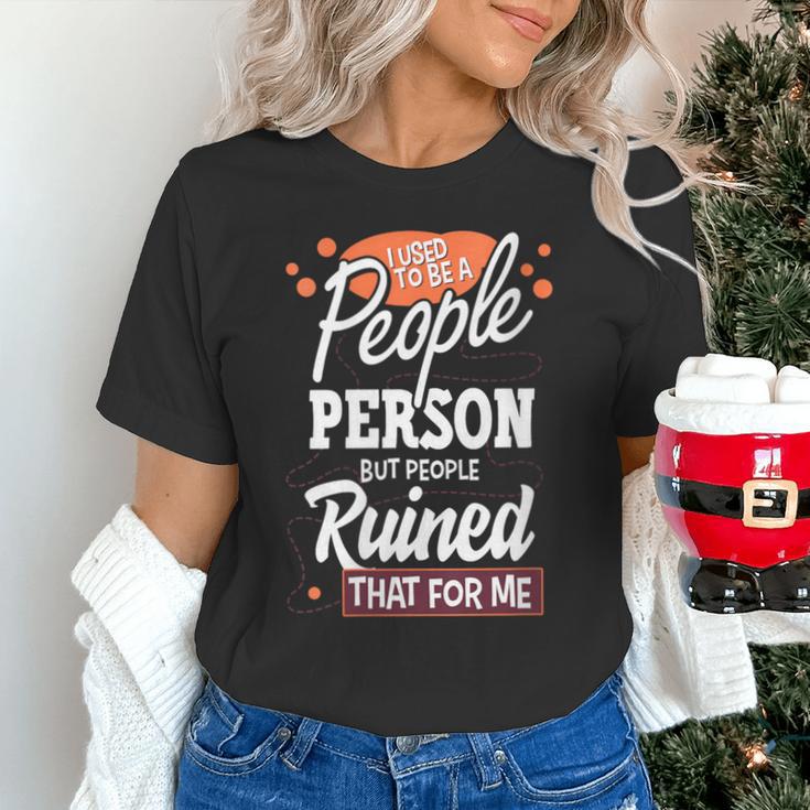 I Used To Be a People Person Antisocial Introvert Unisex T-Shirt I Used To Be a People Person Antisocial Introvert Unisex T-Shirt