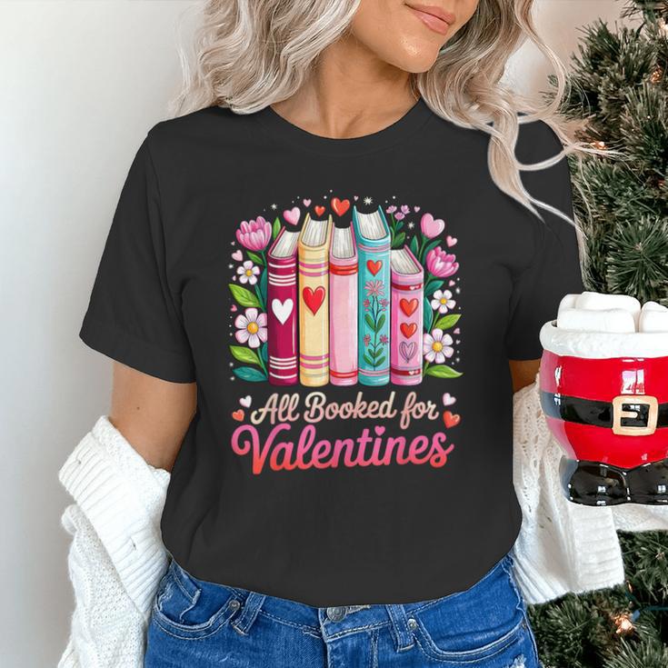 Valentine All Booked For Valentine Book Lovers Teacher Kid Unisex T-Shirt
