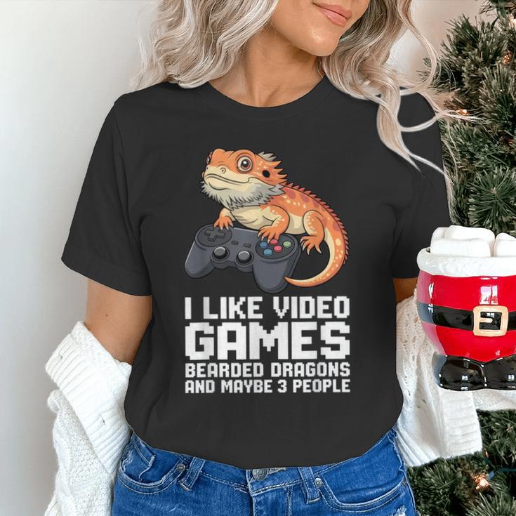 I Like Video Games Bearded Dragon Gamer Introvert Mood Unisex T-Shirt I Like Video Games Bearded Dragon Gamer Introvert Mood Unisex T-Shirt