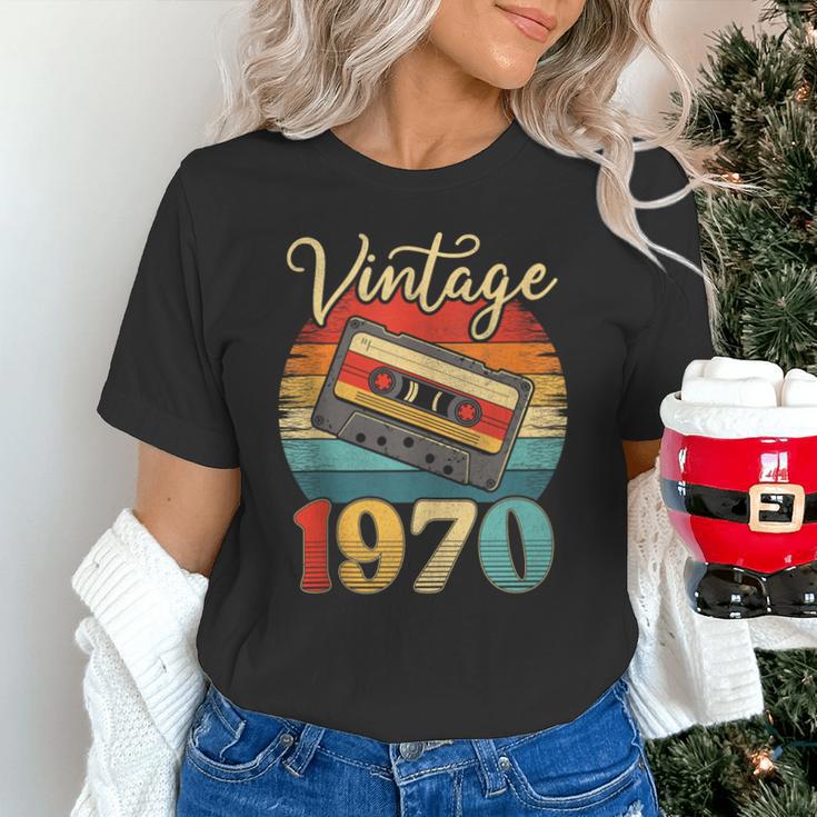 Vintage 1970 Retro Cassette Tape 70s Born Nostalgia Birthday Unisex T-Shirt