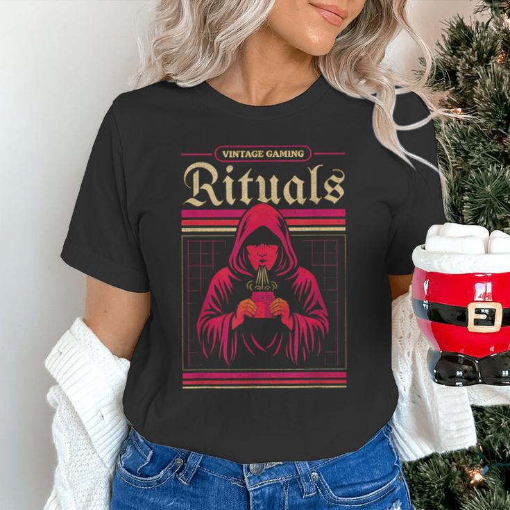 Vintage Gaming Rituals Retro Gamer Nostalgia Vintage Games Unisex T-Shirt Vintage Gaming Rituals Retro Gamer Nostalgia Vintage Games Unisex T-Shirt