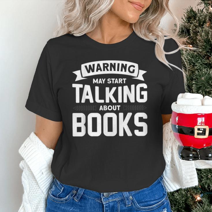 Warning I May Start Talking About Books Unisex T-Shirt