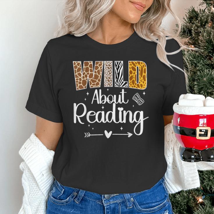 Wild About Reading Book Lover Bookworm Library Day Unisex T-Shirt Wild About Reading Book Lover Bookworm Library Day Unisex T-Shirt