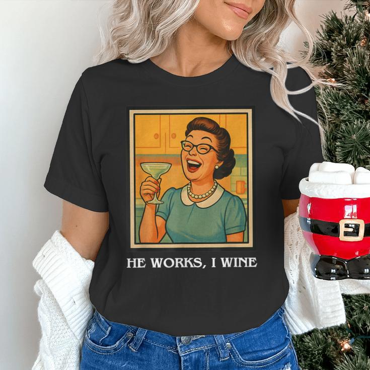 I Wine Housewife Retro Nostalgia Classic 1950s Vintage Humor Unisex T-Shirt I Wine Housewife Retro Nostalgia Classic 1950s Vintage Humor Unisex T-Shirt