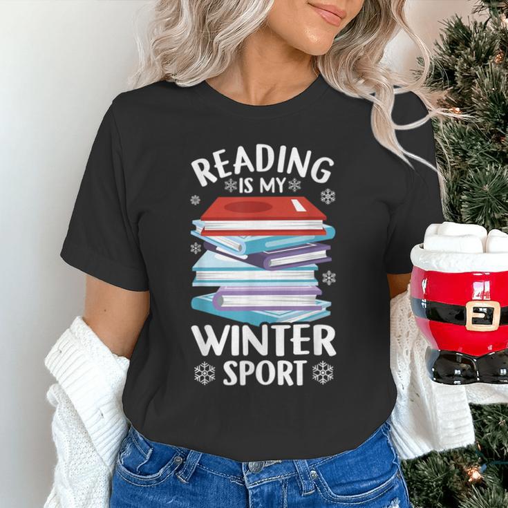 Winter Reading Book Bookworm Winter Unisex T-Shirt