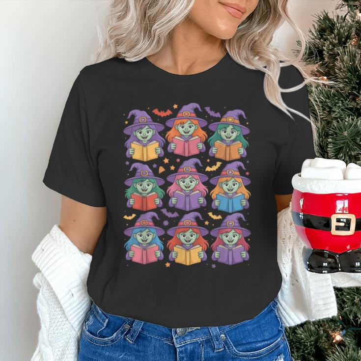 Witches Reading Books Halloween Cute Teens Kids Unisex T-Shirt Witches Reading Books Halloween Cute Teens Kids Unisex T-Shirt
