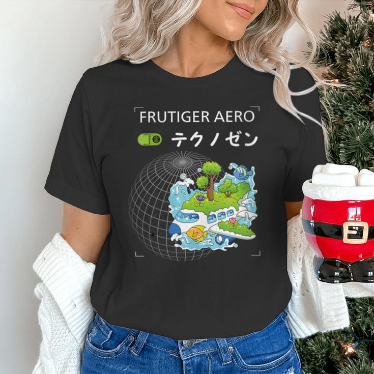 Women's Frutiger Aero Y2K Fashion Trends Statement Piece Tech Orbite Unisex T-Shirt Women's Frutiger Aero Y2K Fashion Trends Statement Piece Tech Orbite Unisex T-Shirt