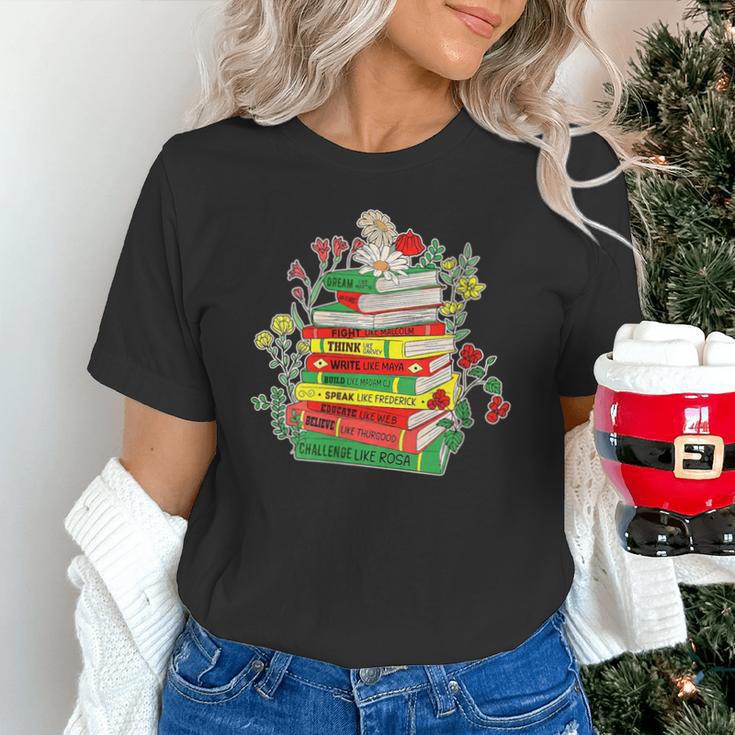 Women's History Month Black History Shirts Book Lover Teacher Unisex T-Shirt