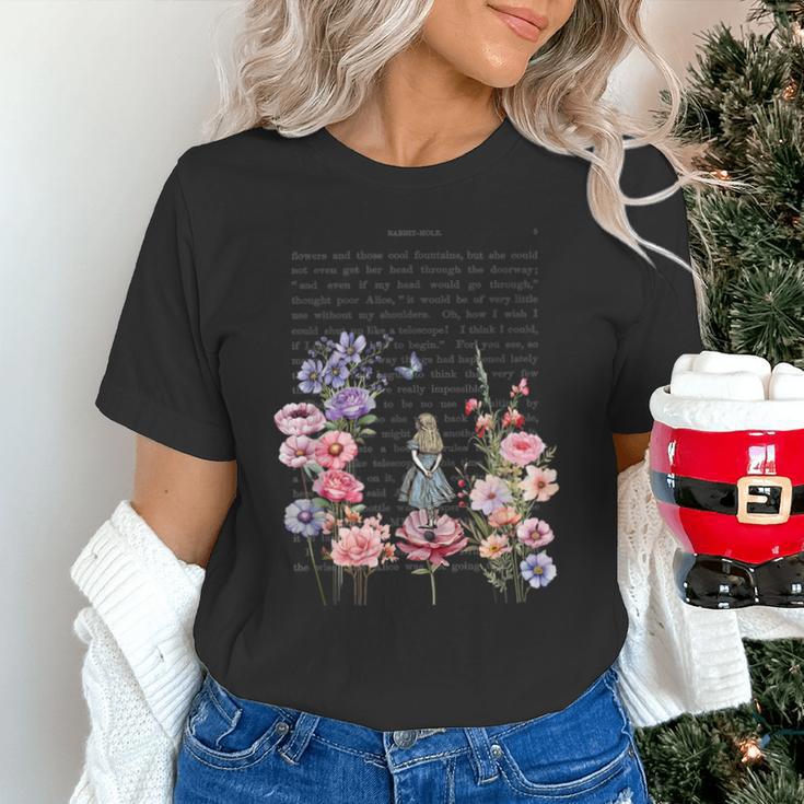 Wonderland Garden & Vintage Textbook Unisex T-Shirt