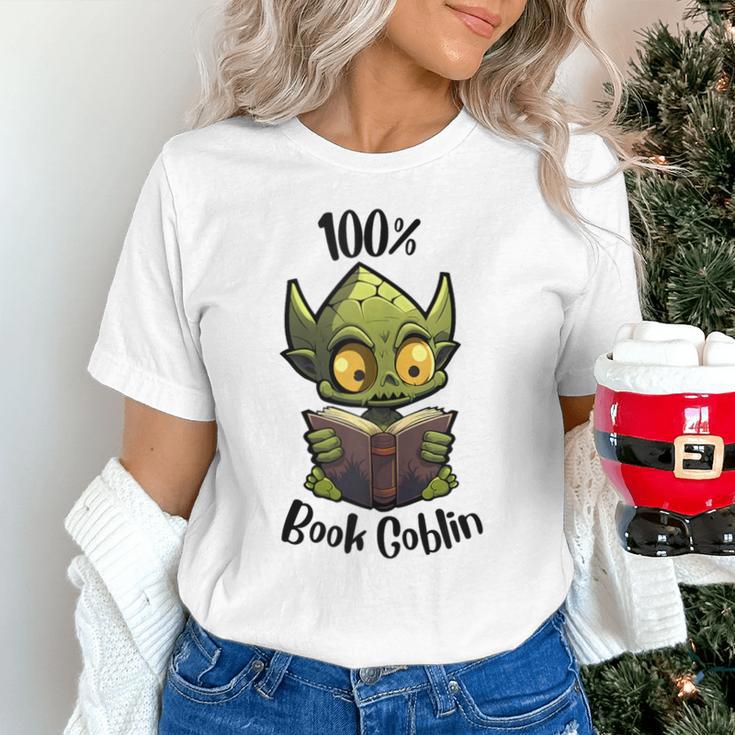 100 Book Goblin Cute Book Reader And Library Lover Unisex T-Shirt
