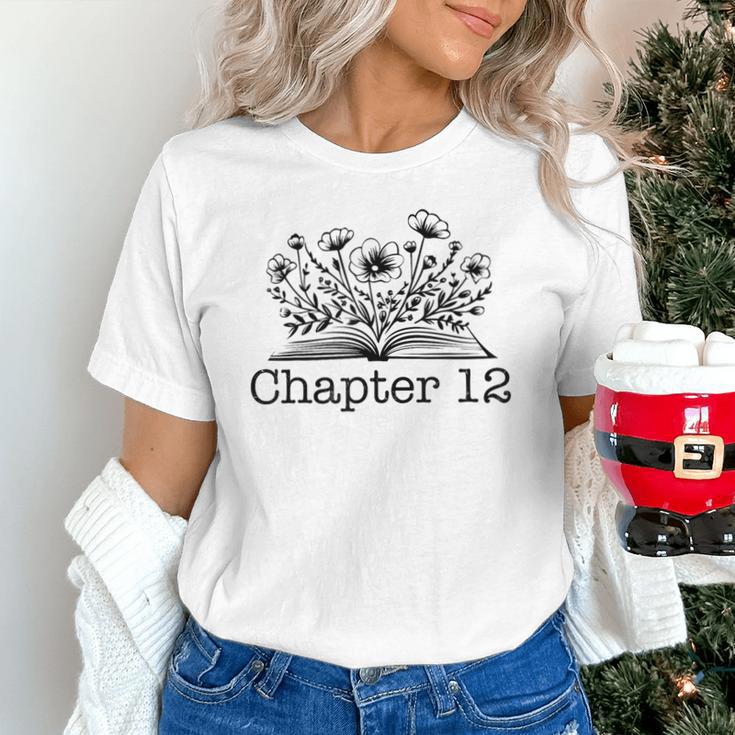 12th Birthday Girl Chapter 12 Reading Book Lover 12 Year Old Unisex T-Shirt 12th Birthday Girl Chapter 12 Reading Book Lover 12 Year Old Unisex T-Shirt
